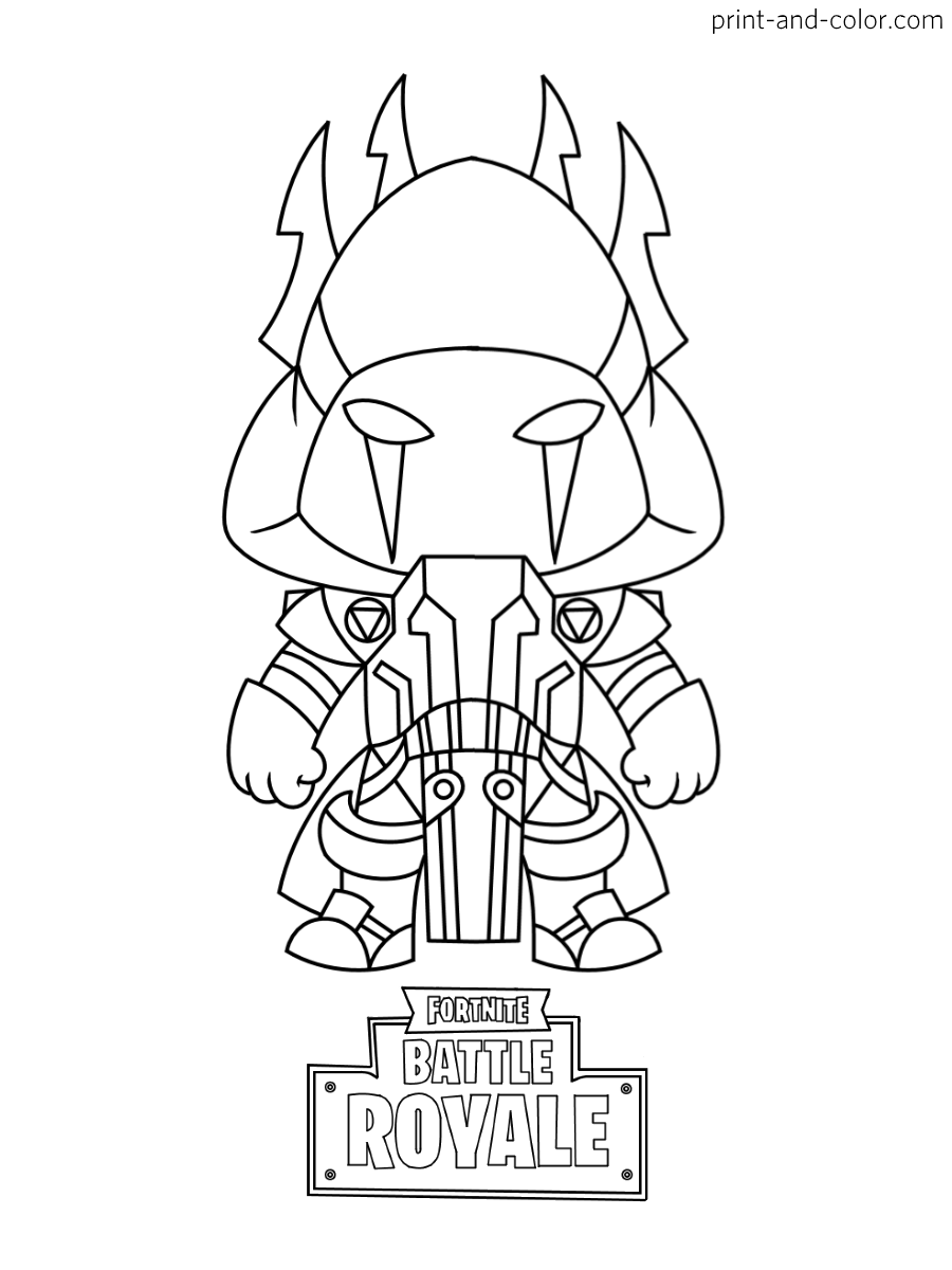 100+ Fortnite Coloring Pages for Gamers 35