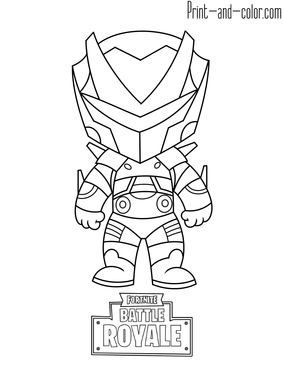 100+ Fortnite Coloring Pages for Gamers 37