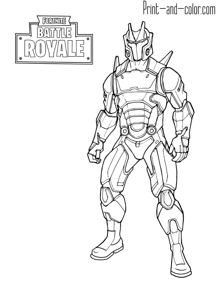 100+ Fortnite Coloring Pages for Gamers 38