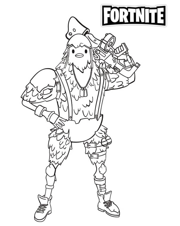 100+ Fortnite Coloring Pages for Gamers 47