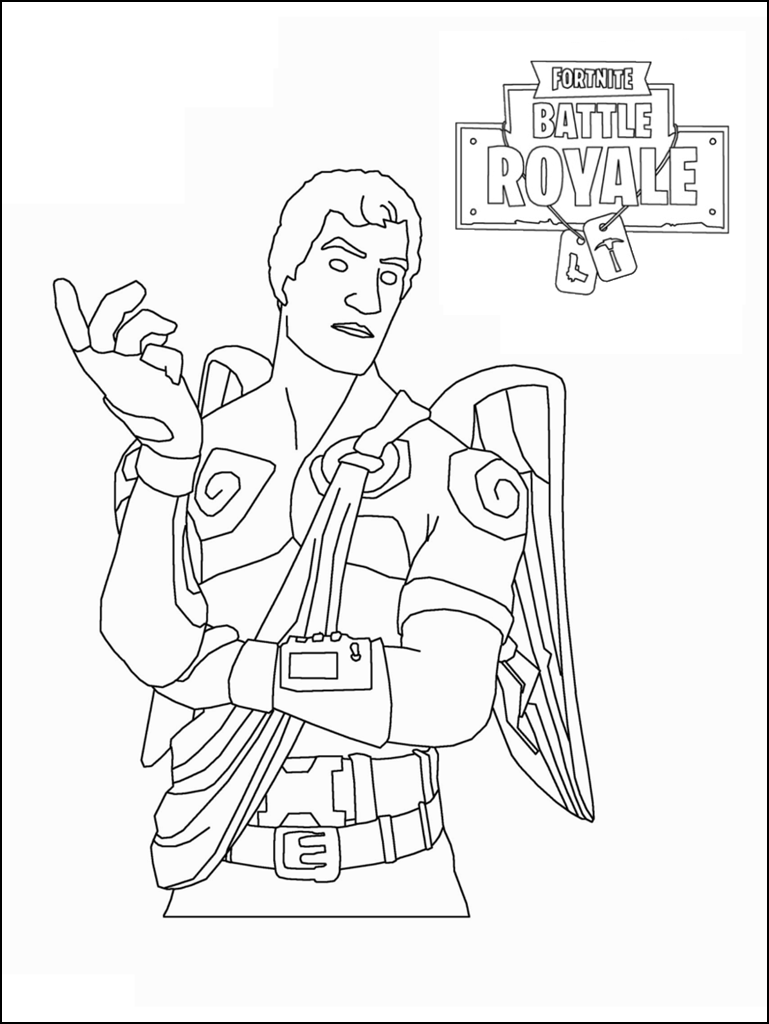 100+ Fortnite Coloring Pages for Gamers 49