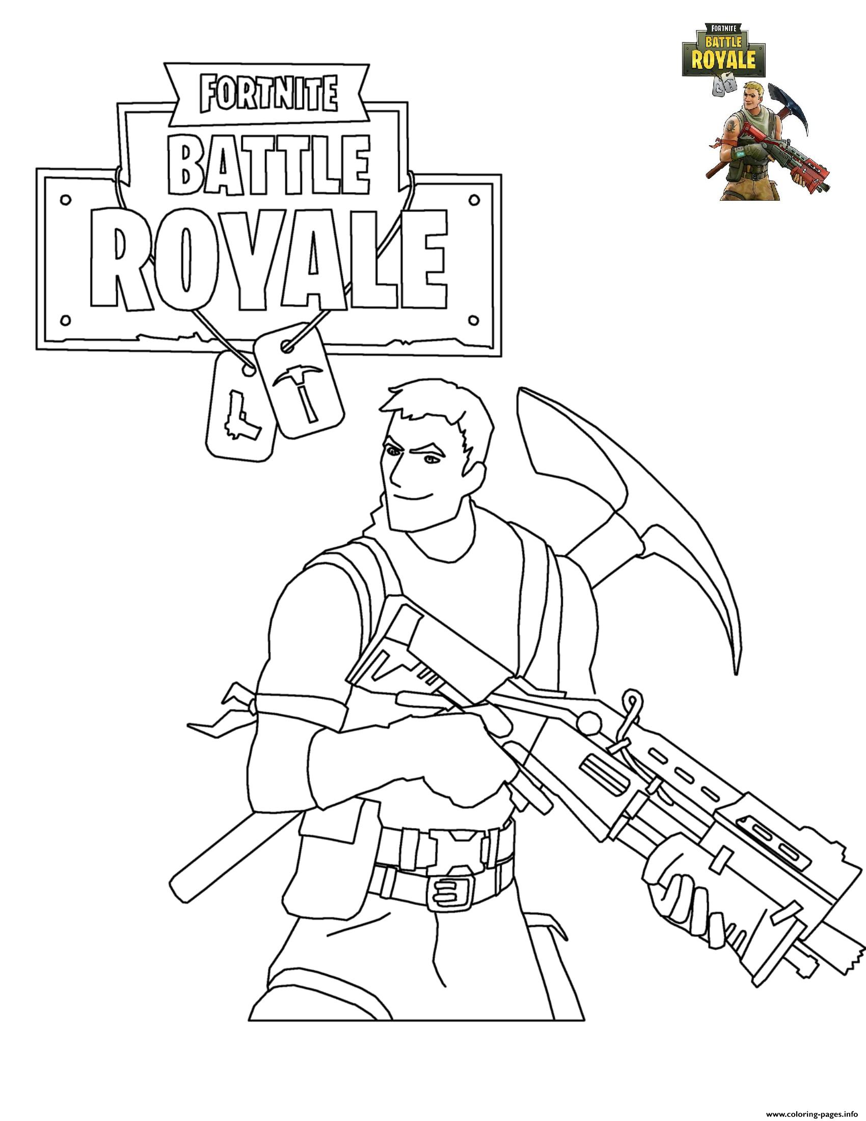 100+ Fortnite Coloring Pages for Gamers 60