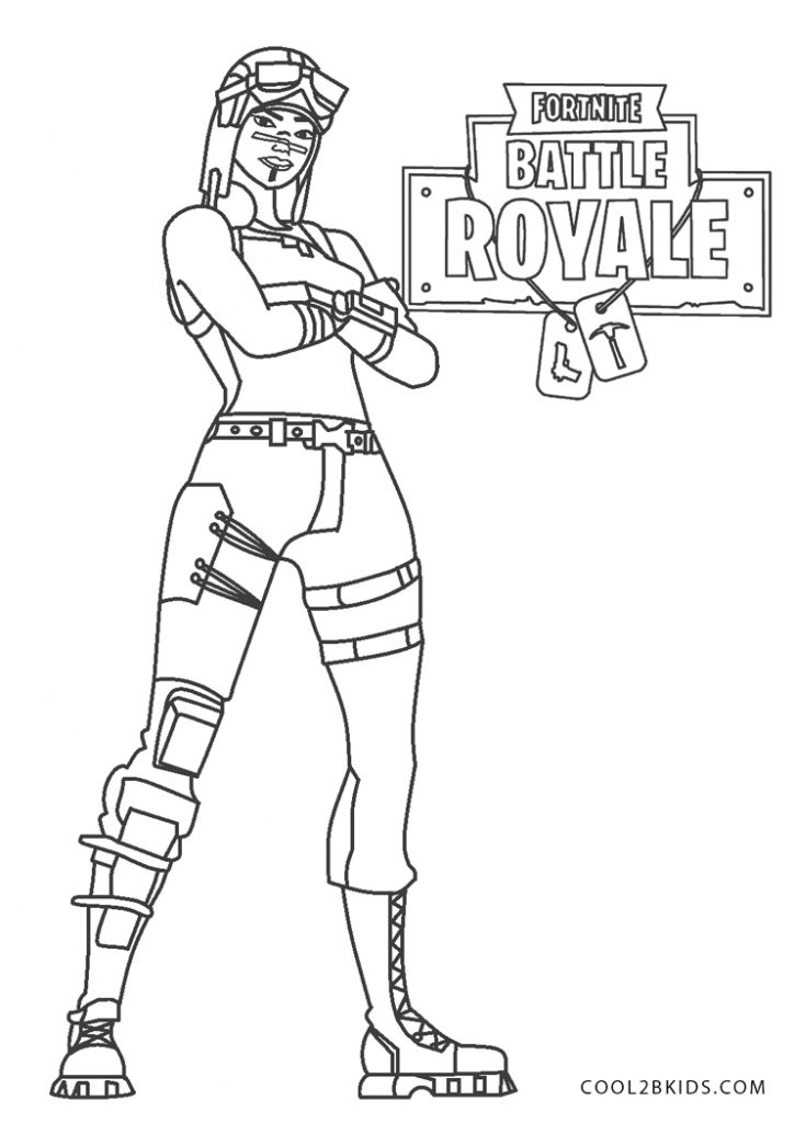 100+ Fortnite Coloring Pages for Gamers 63