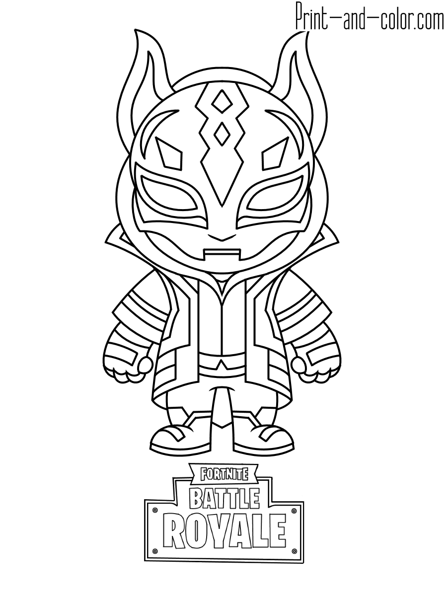 100+ Fortnite Coloring Pages for Gamers 69