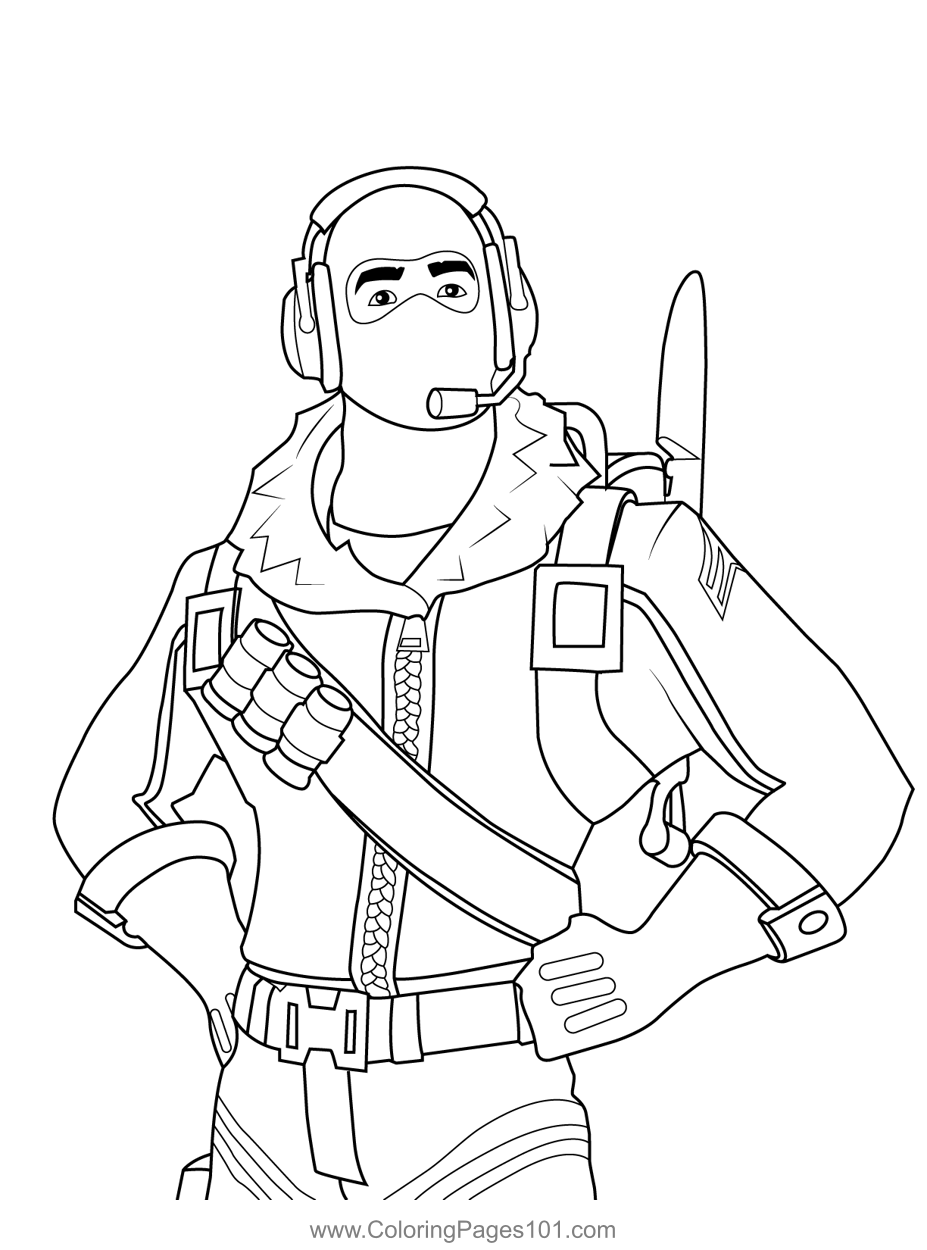 100+ Fortnite Coloring Pages for Gamers 70