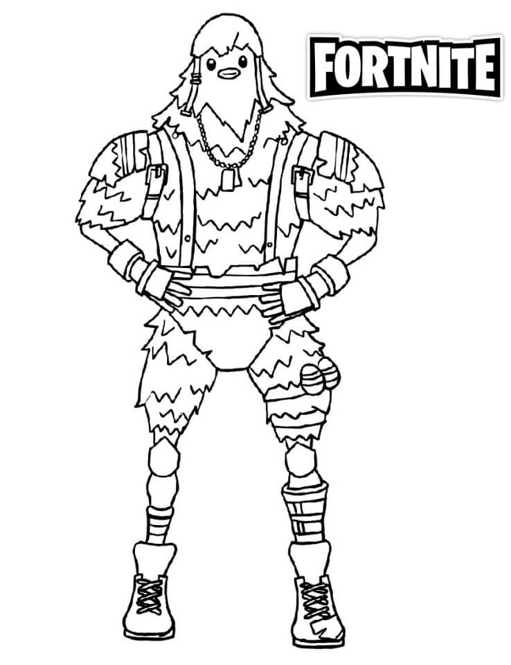 100+ Fortnite Coloring Pages for Gamers 71