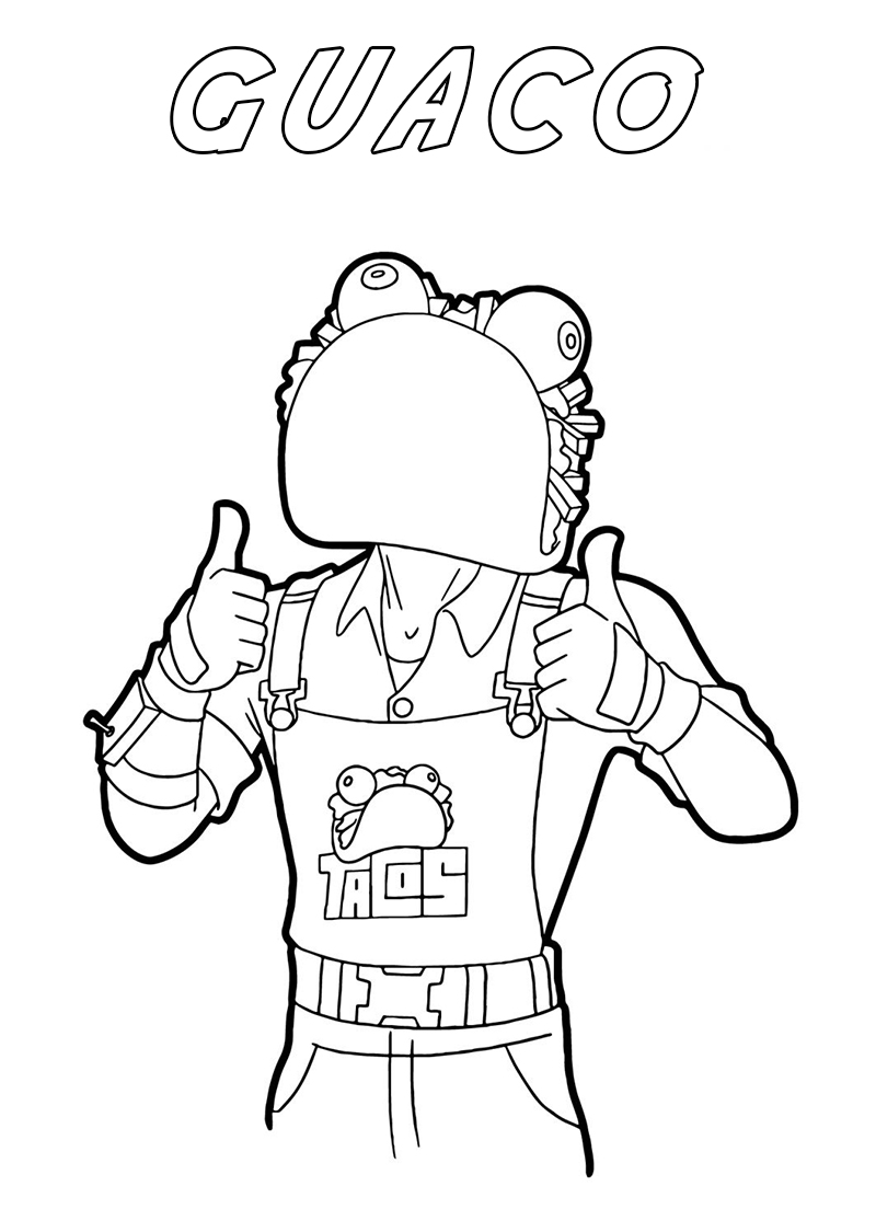 100+ Fortnite Coloring Pages for Gamers 73