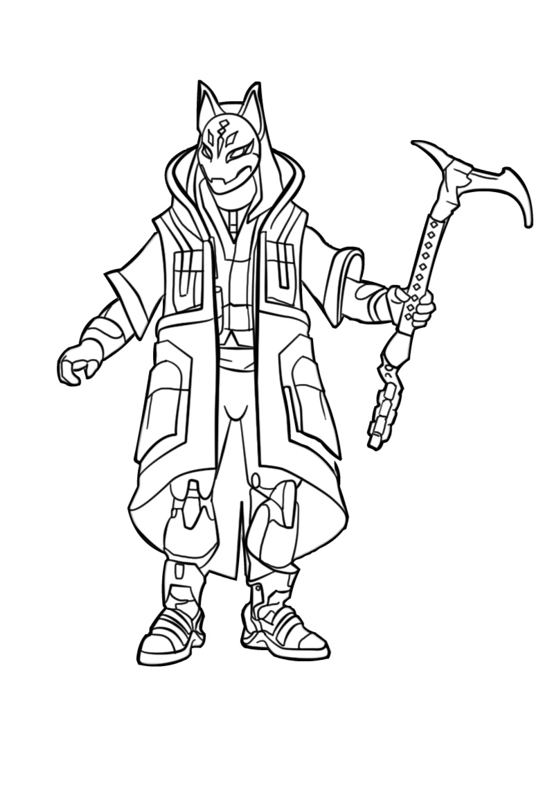 100+ Fortnite Coloring Pages for Gamers 74