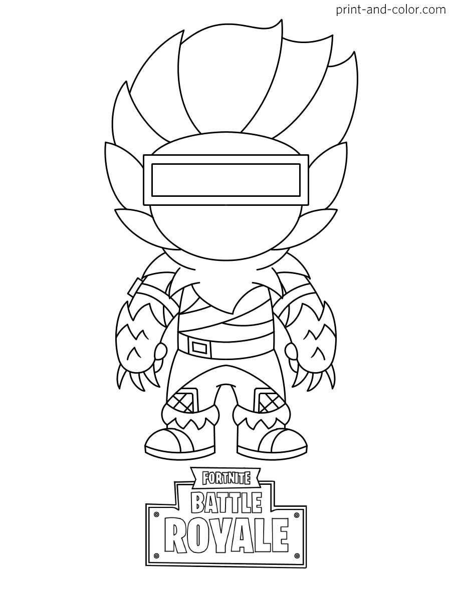 100+ Fortnite Coloring Pages for Gamers 83