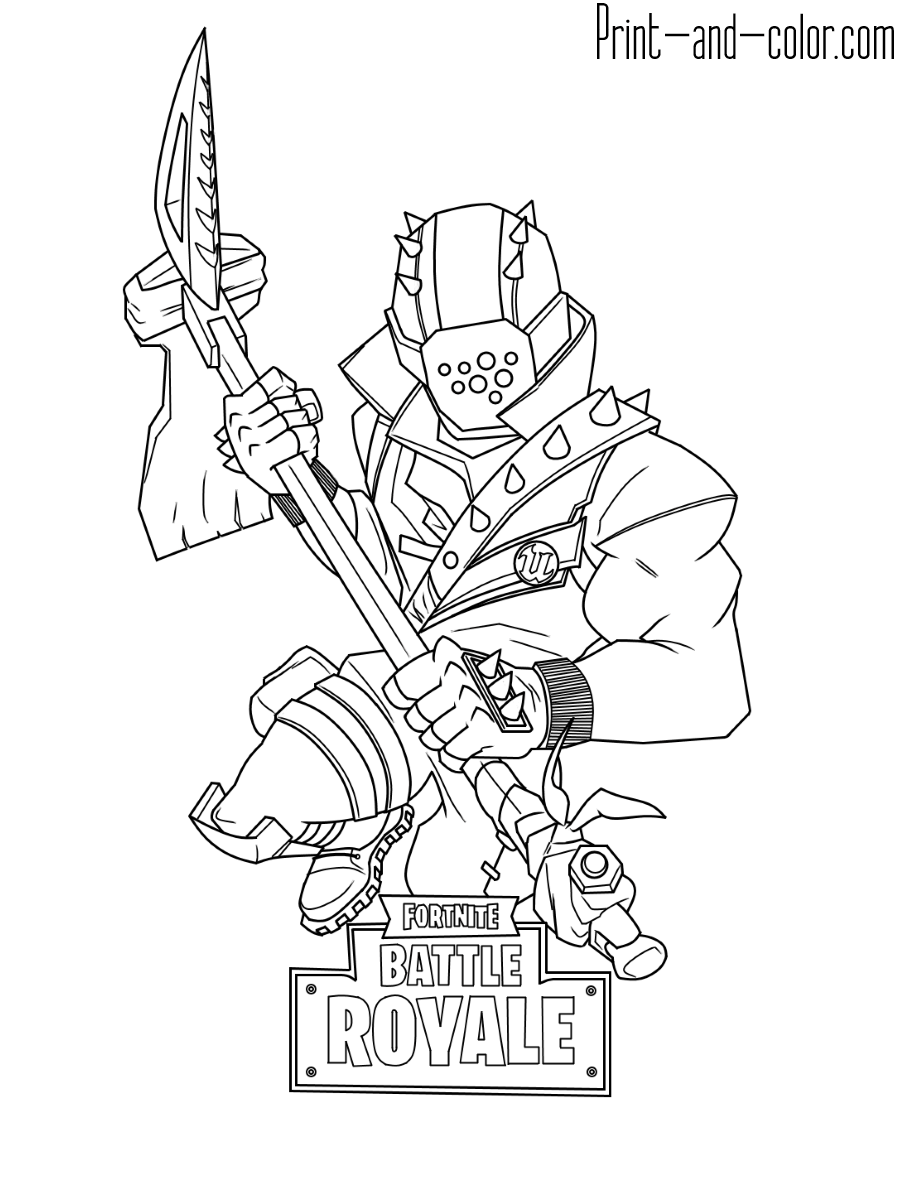 100+ Fortnite Coloring Pages for Gamers 84