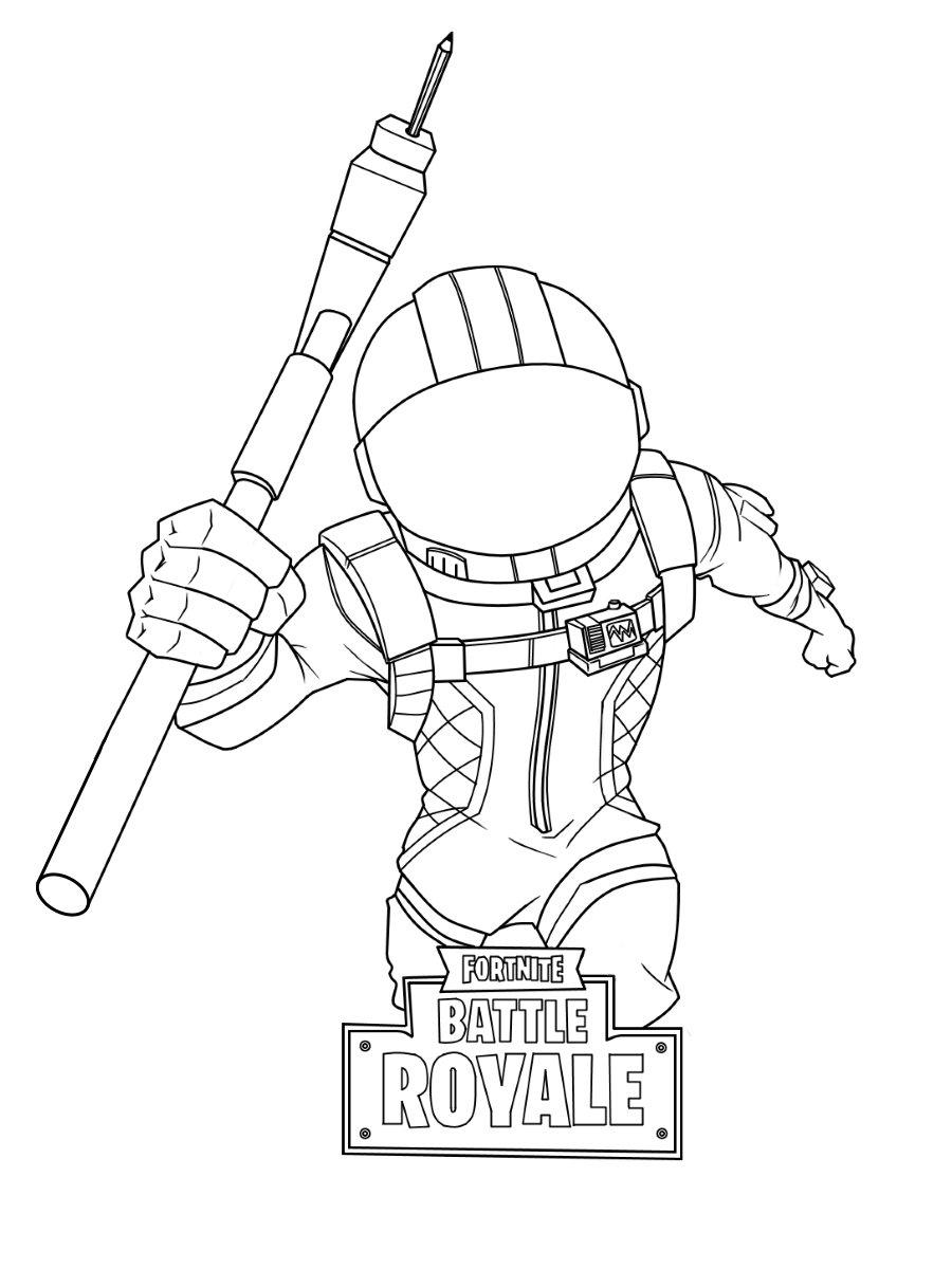 100+ Fortnite Coloring Pages for Gamers 91