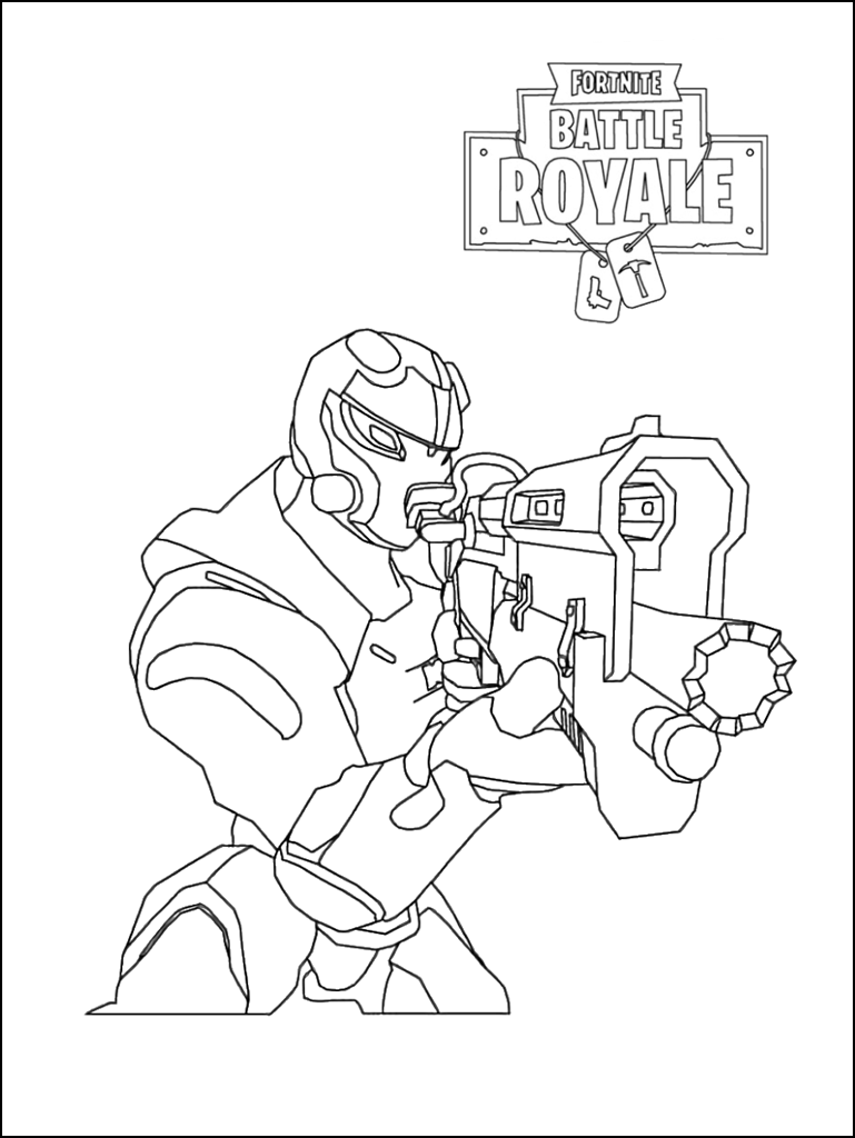 100+ Fortnite Coloring Pages for Gamers 92