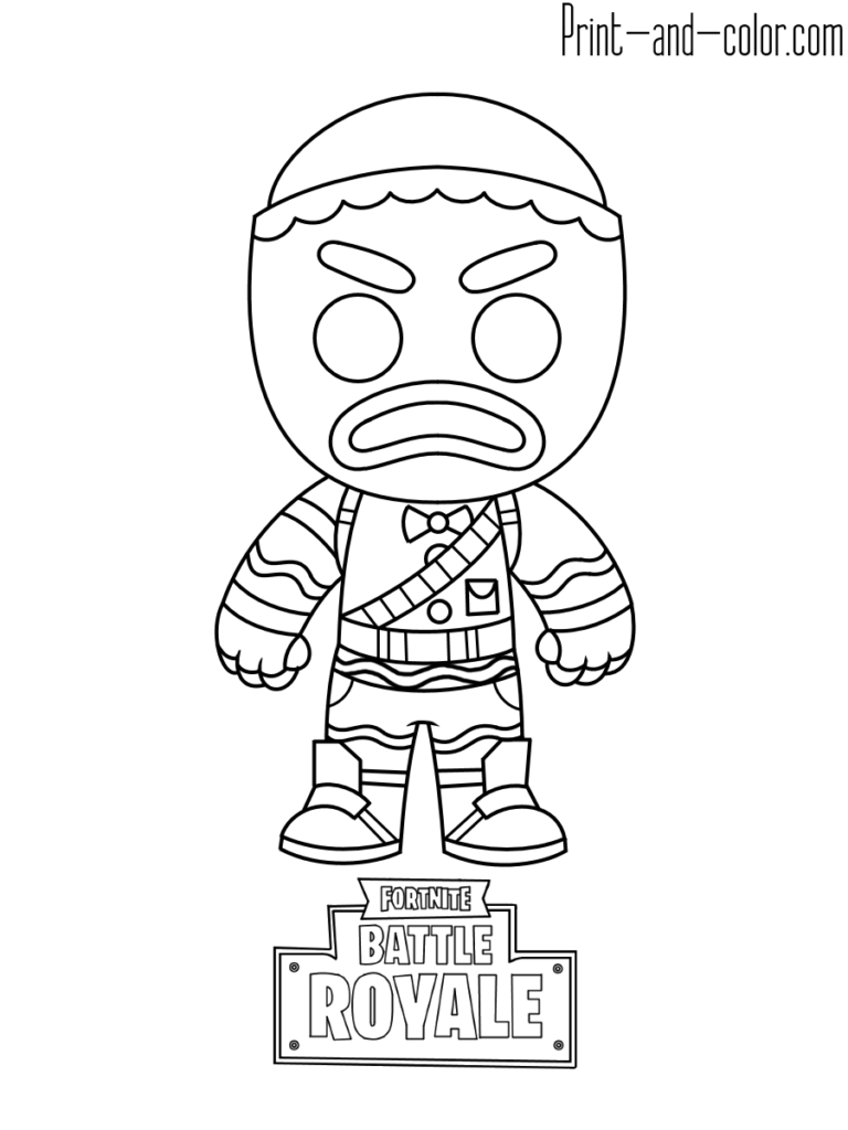 100+ Fortnite Coloring Pages for Gamers 93