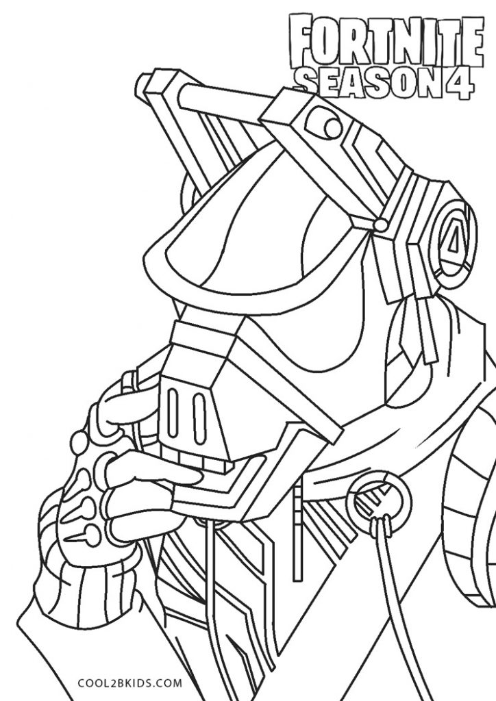 100+ Fortnite Coloring Pages for Gamers 98