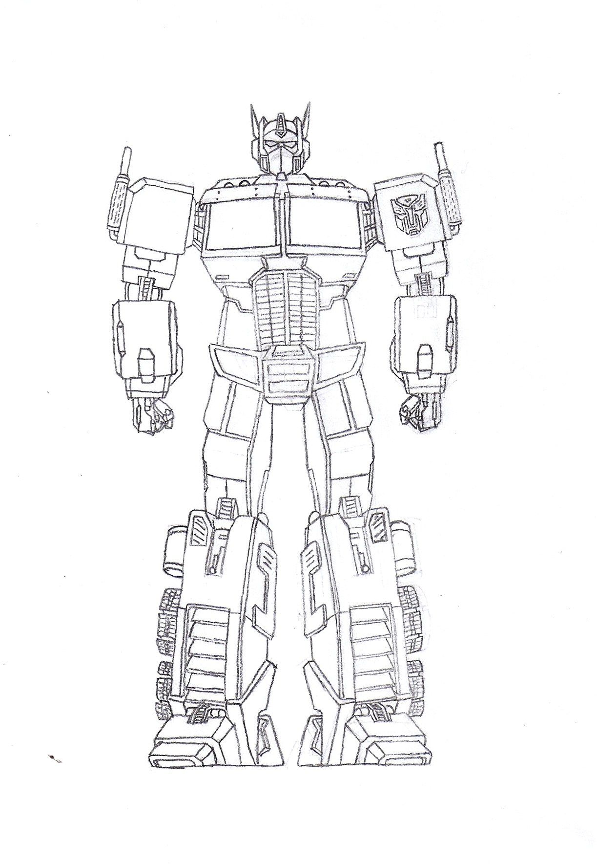 100+ Transformers Coloring Pages 10