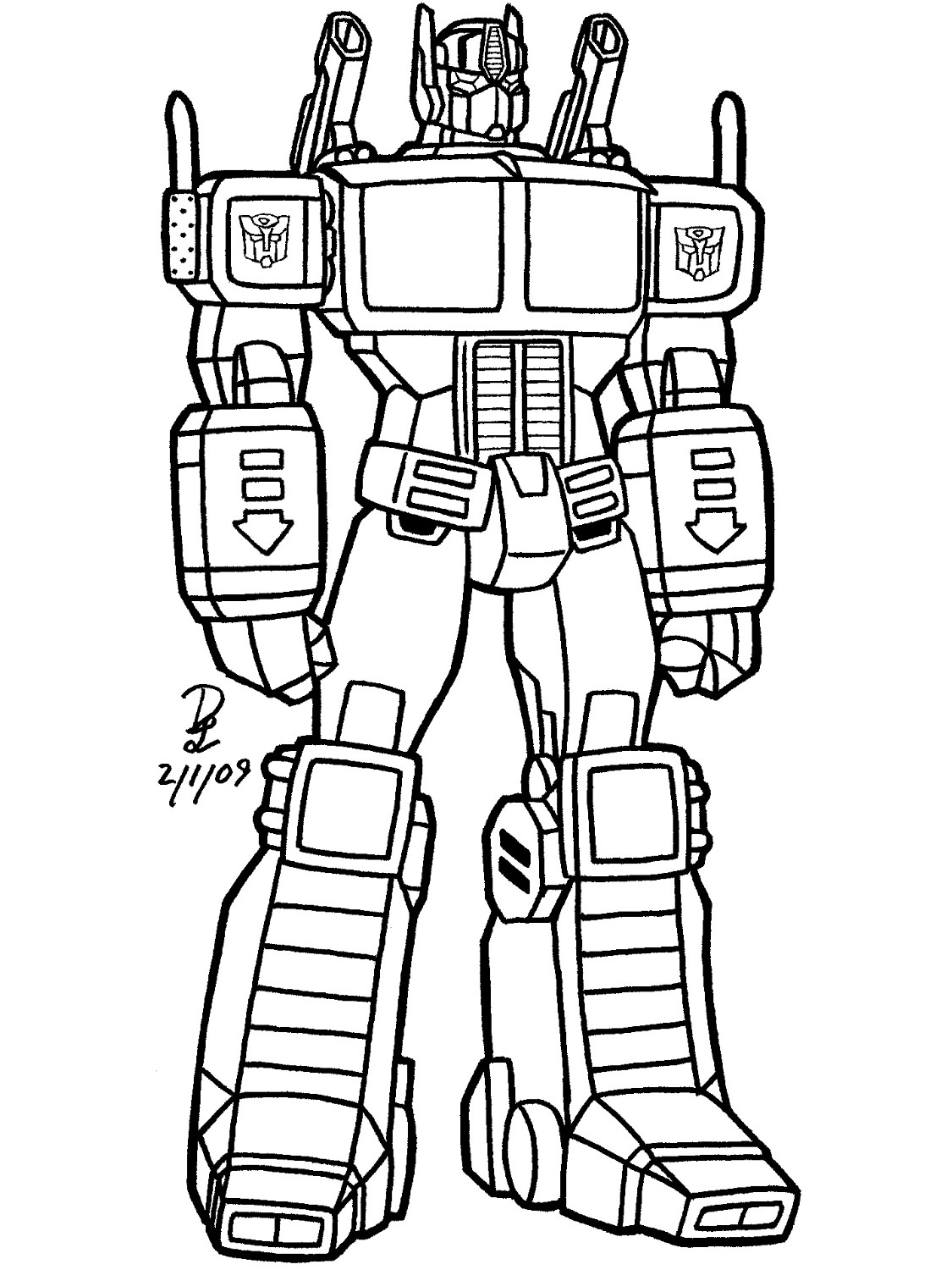 100+ Transformers Coloring Pages 13