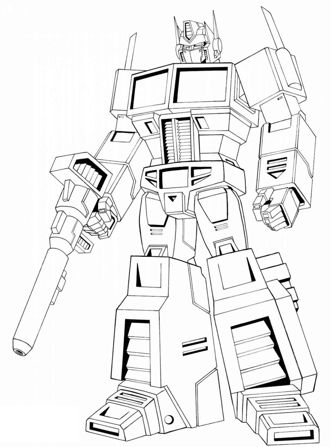 100+ Transformers Coloring Pages 18