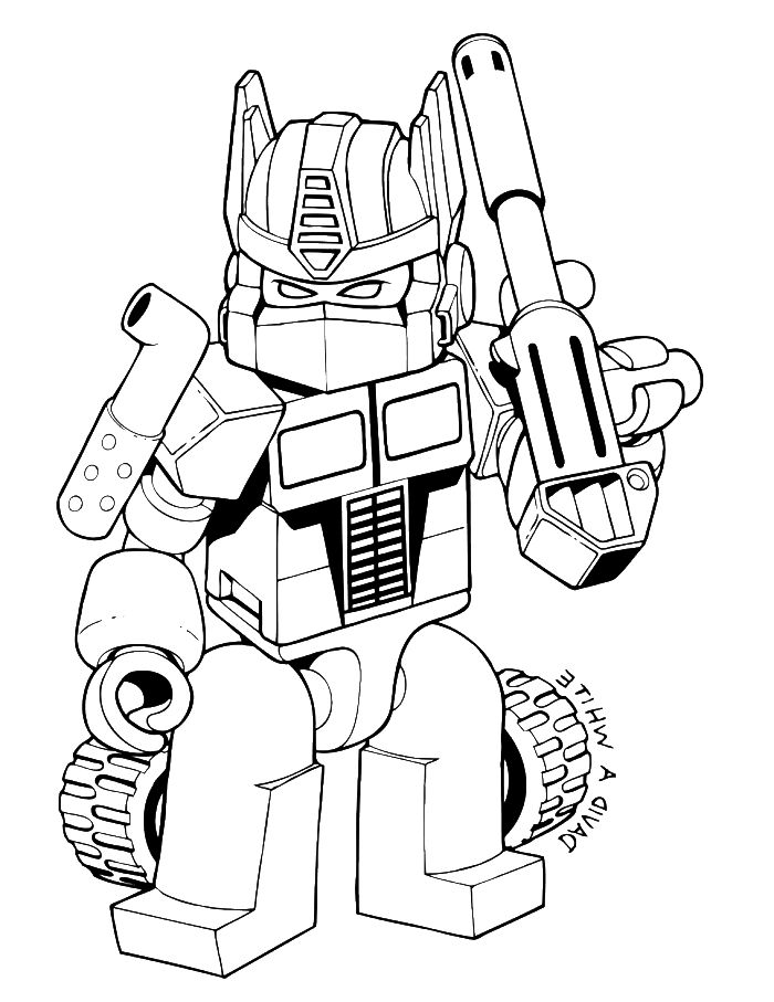 100+ Transformers Coloring Pages 19