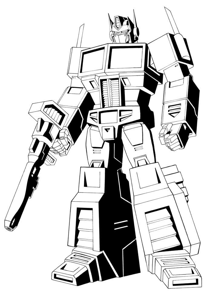 100+ Transformers Coloring Pages 22