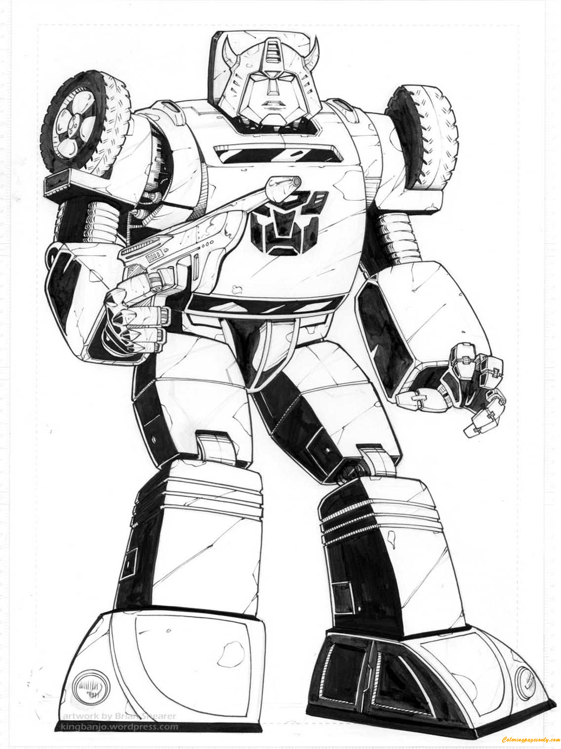 100+ Transformers Coloring Pages 24