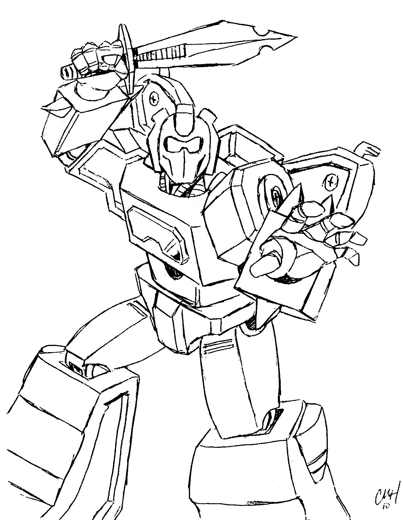 100+ Transformers Coloring Pages 30