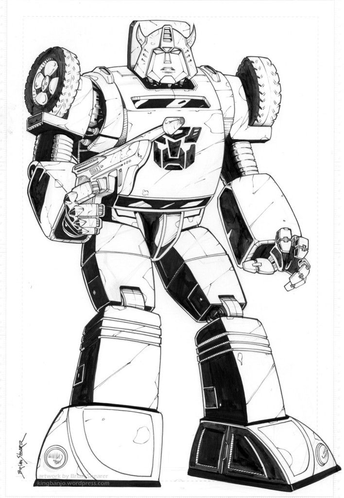 100+ Transformers Coloring Pages 35