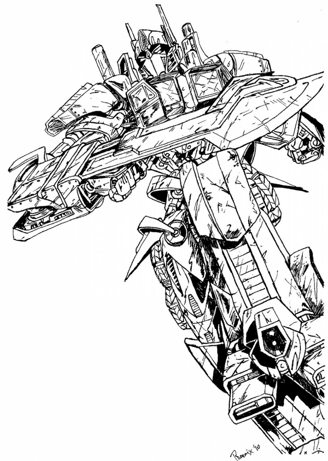 100+ Transformers Coloring Pages 40