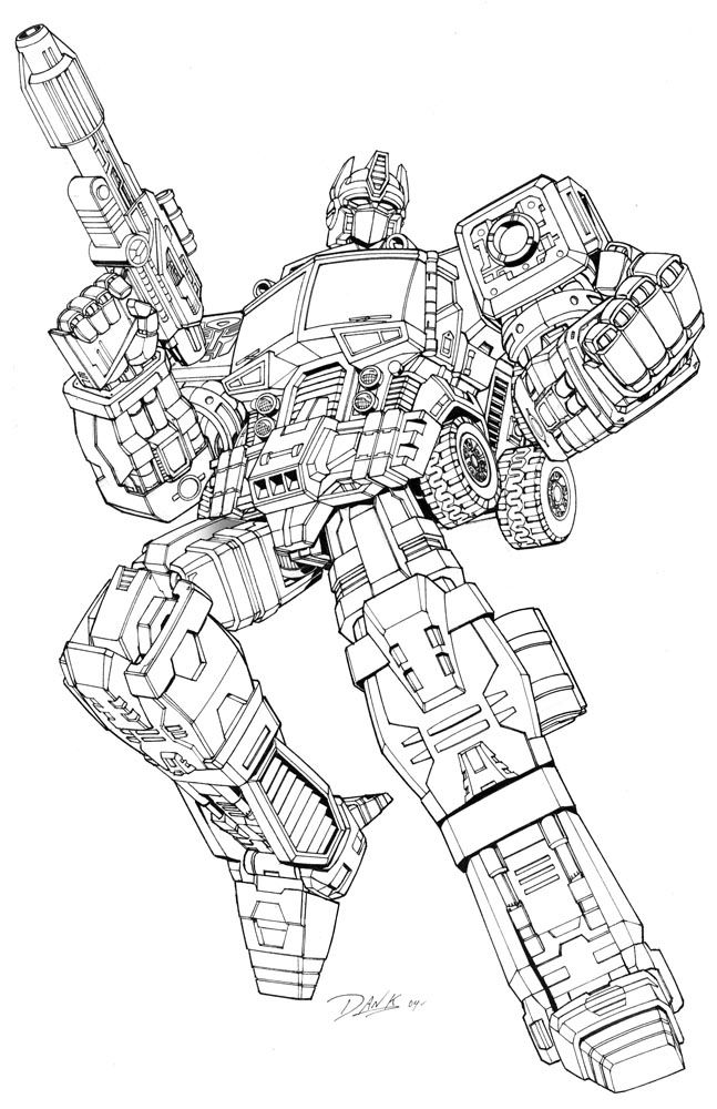 100+ Transformers Coloring Pages 43