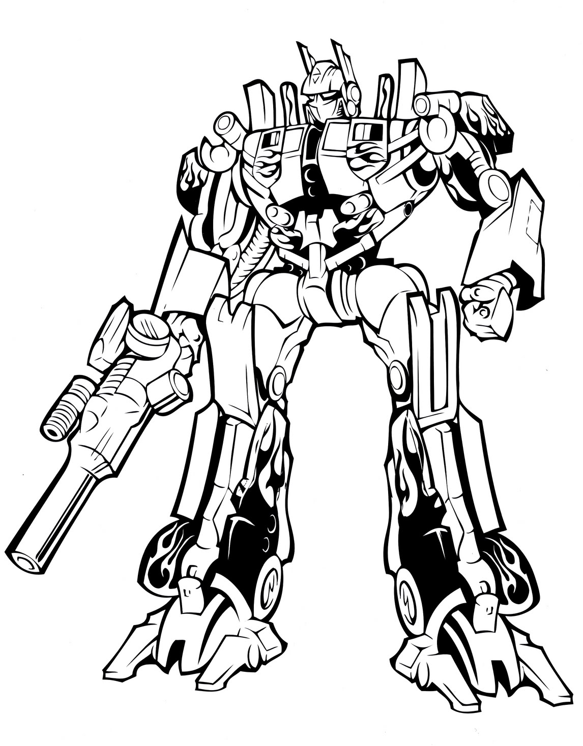 100+ Transformers Coloring Pages 50