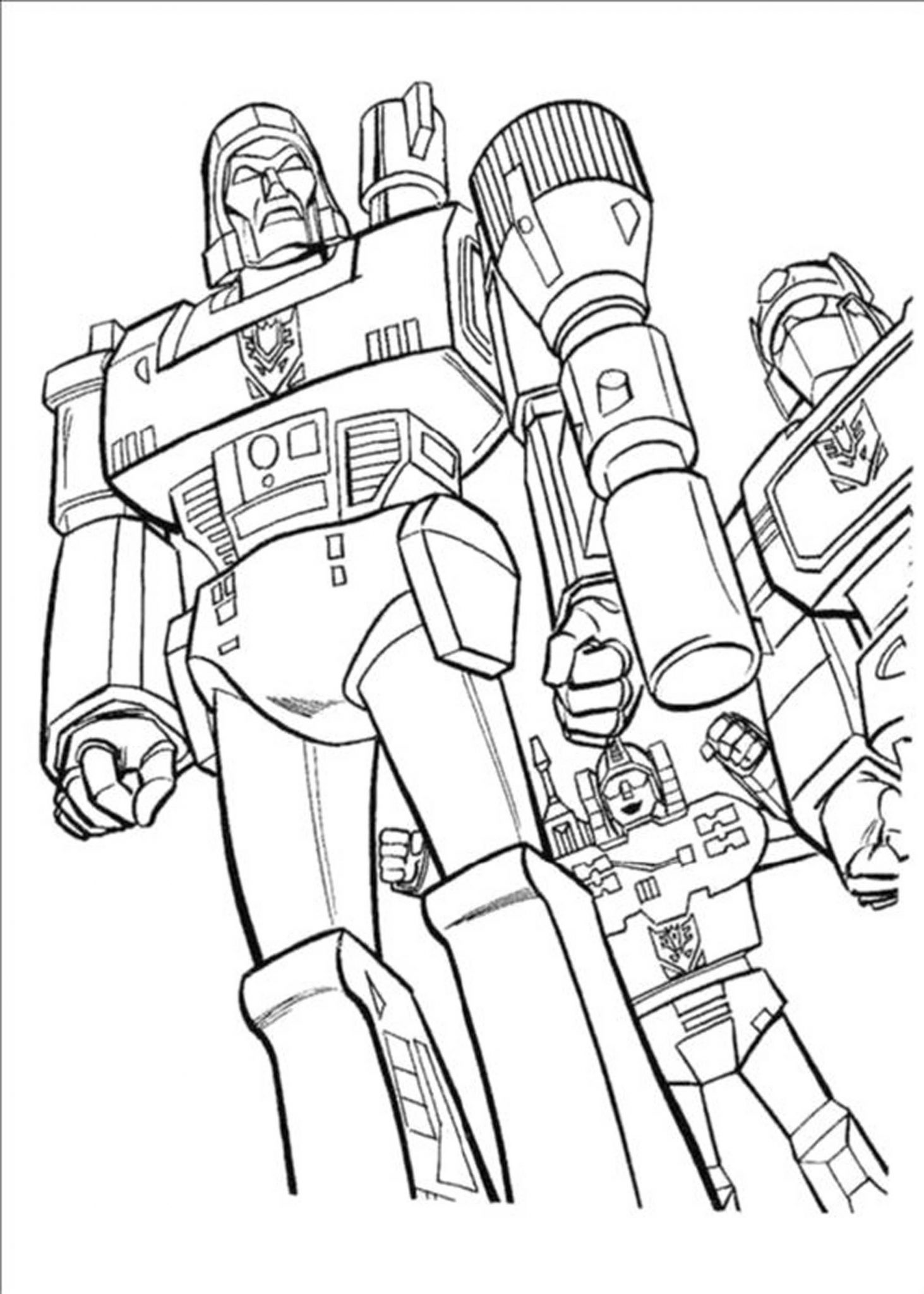 100+ Transformers Coloring Pages 52