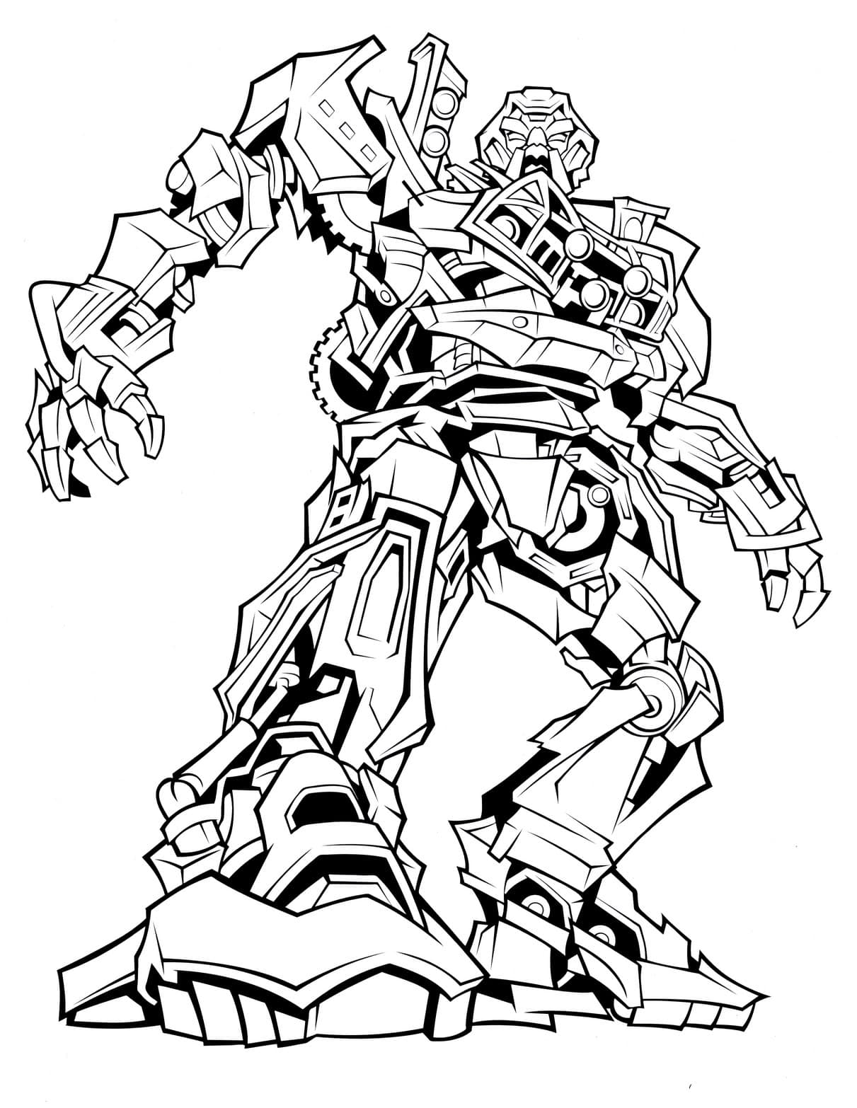 100+ Transformers Coloring Pages 60