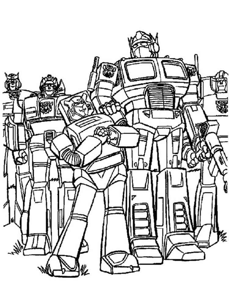 100+ Transformers Coloring Pages 63