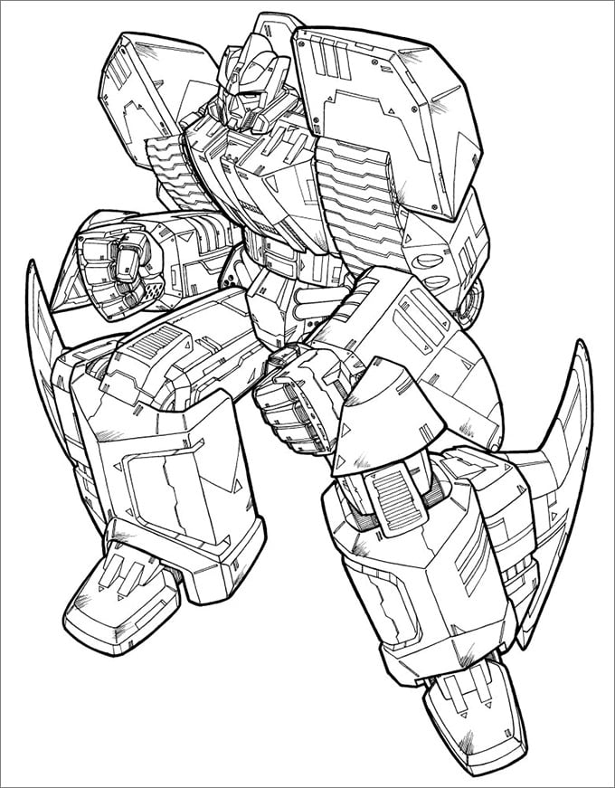 100+ Transformers Coloring Pages 68