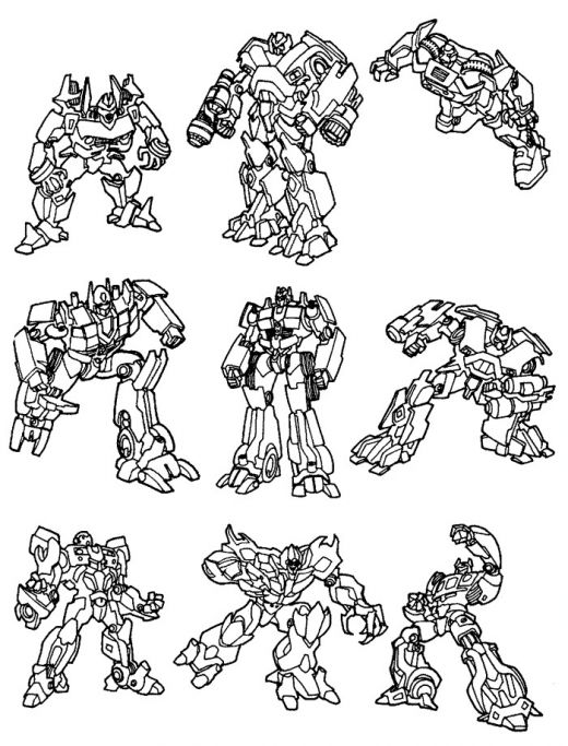 100+ Transformers Coloring Pages 69