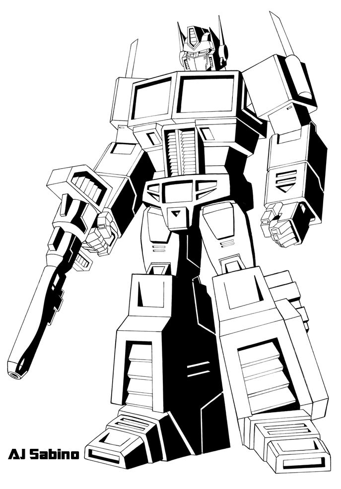 100+ Transformers Coloring Pages 71