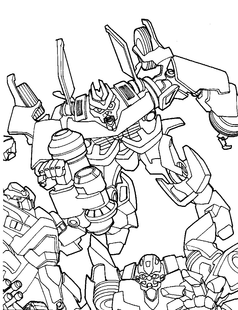 100+ Transformers Coloring Pages 75