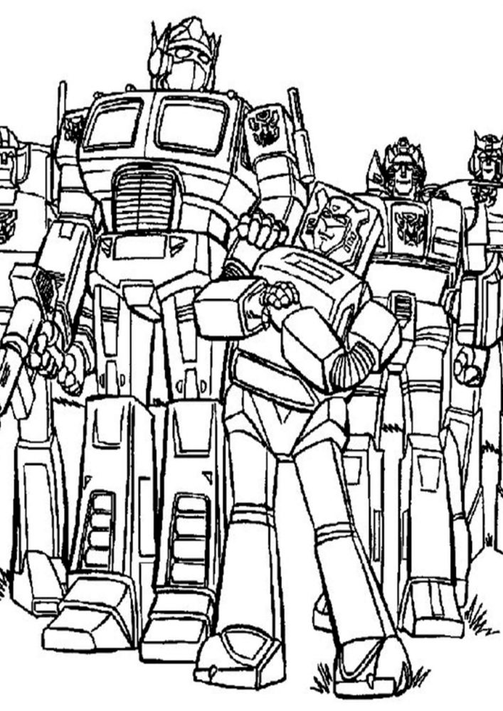 100+ Transformers Coloring Pages 77