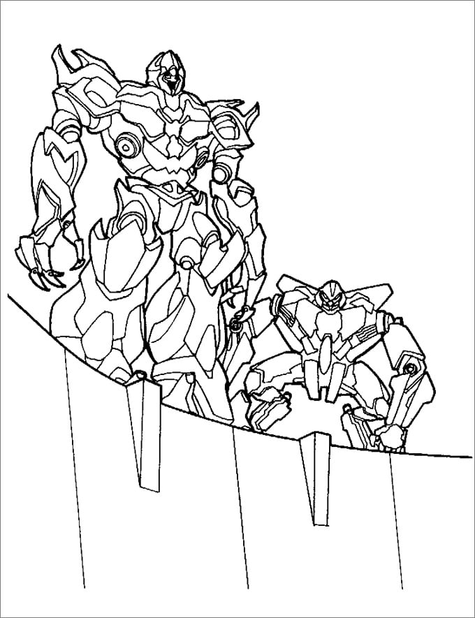 100+ Transformers Coloring Pages 80