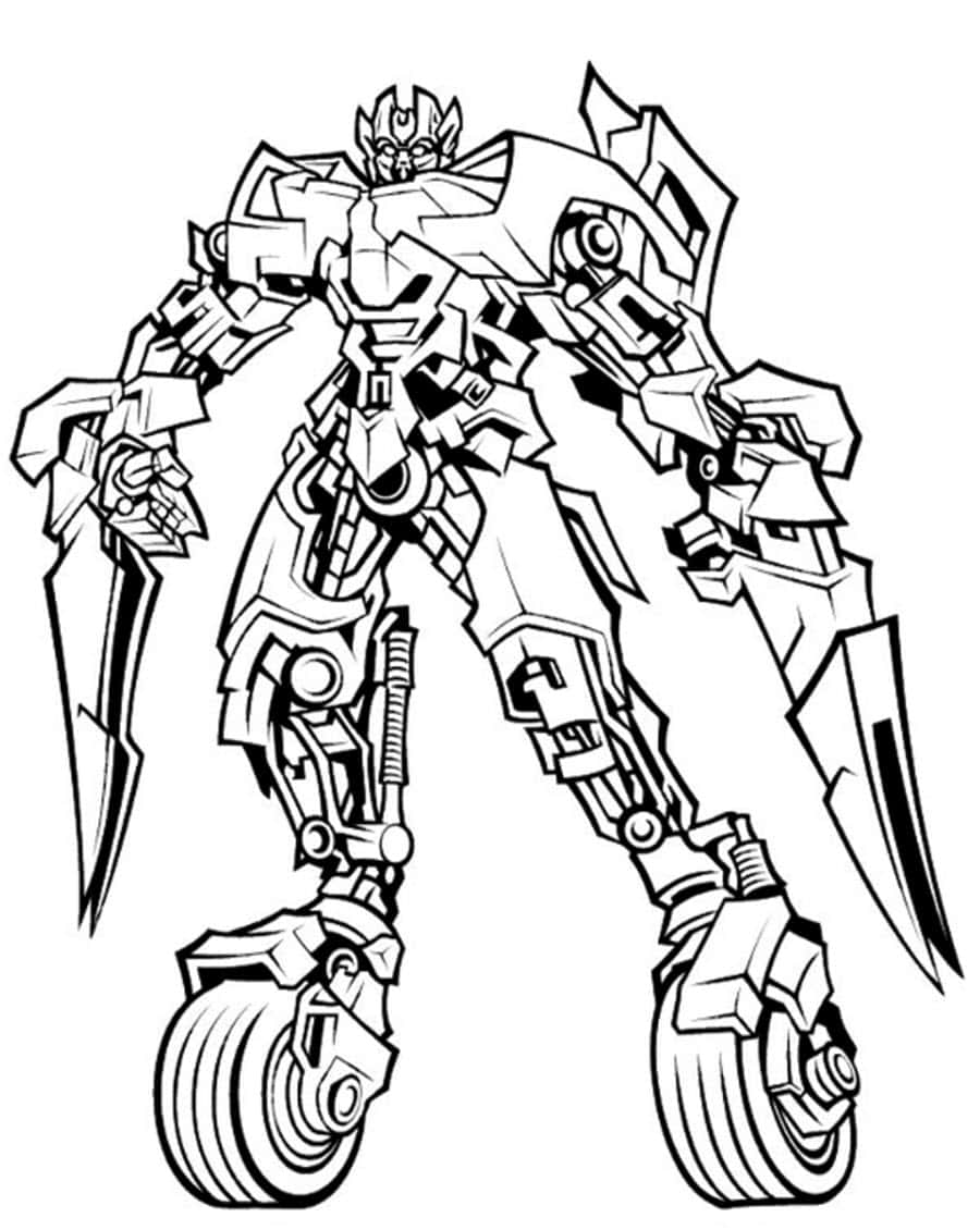 100+ Transformers Coloring Pages 91