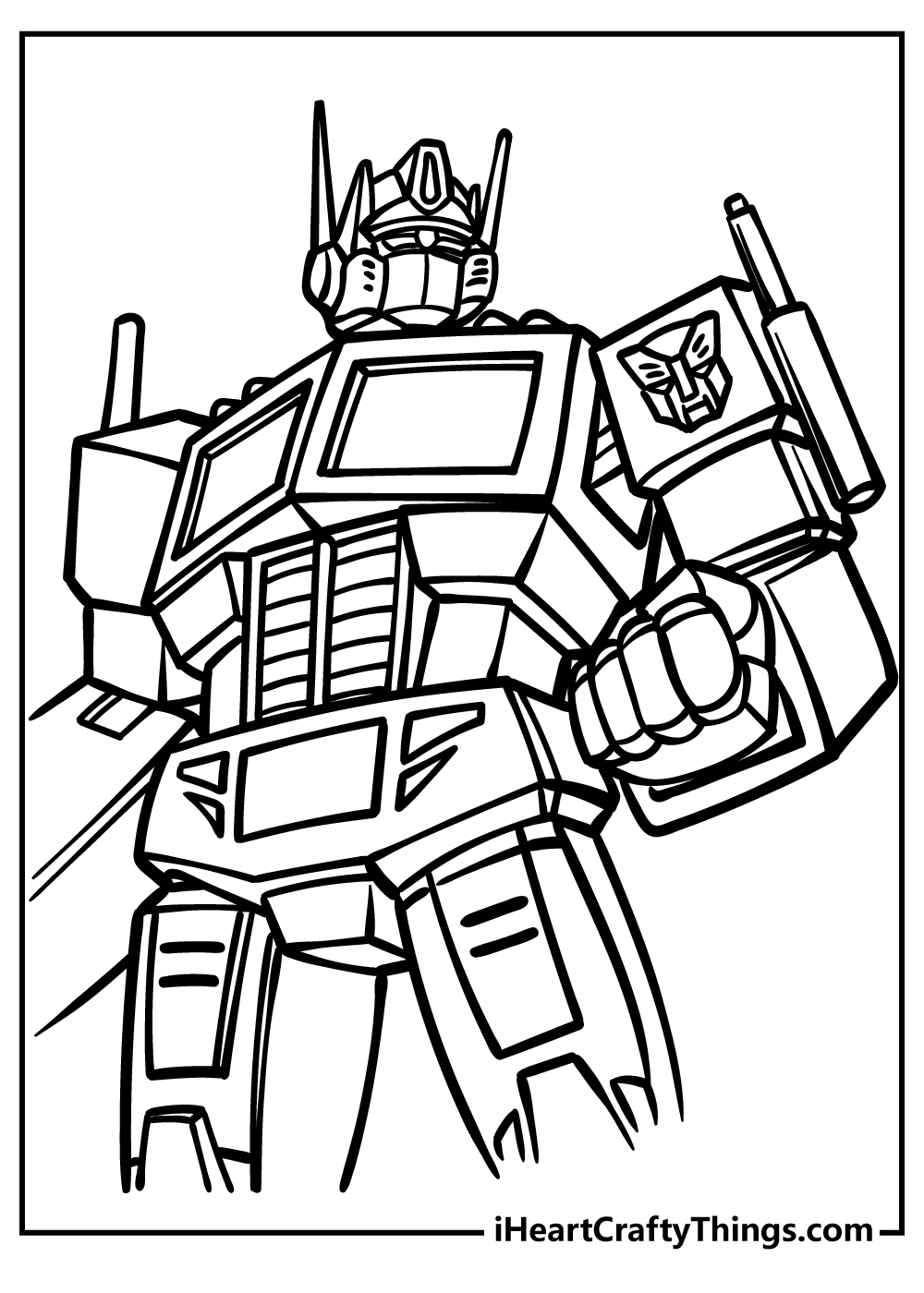 100+ Transformers Coloring Pages 97