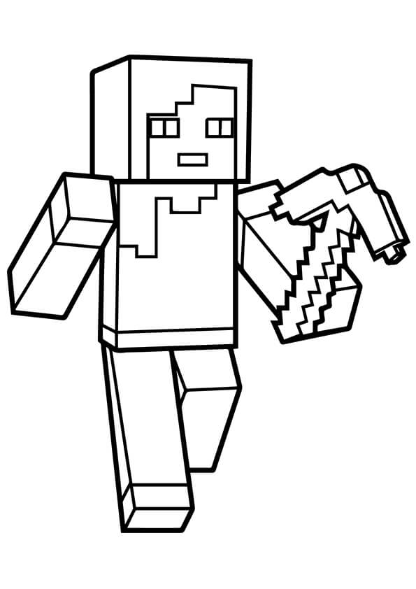 150+ Minecraft Coloring Pages 10