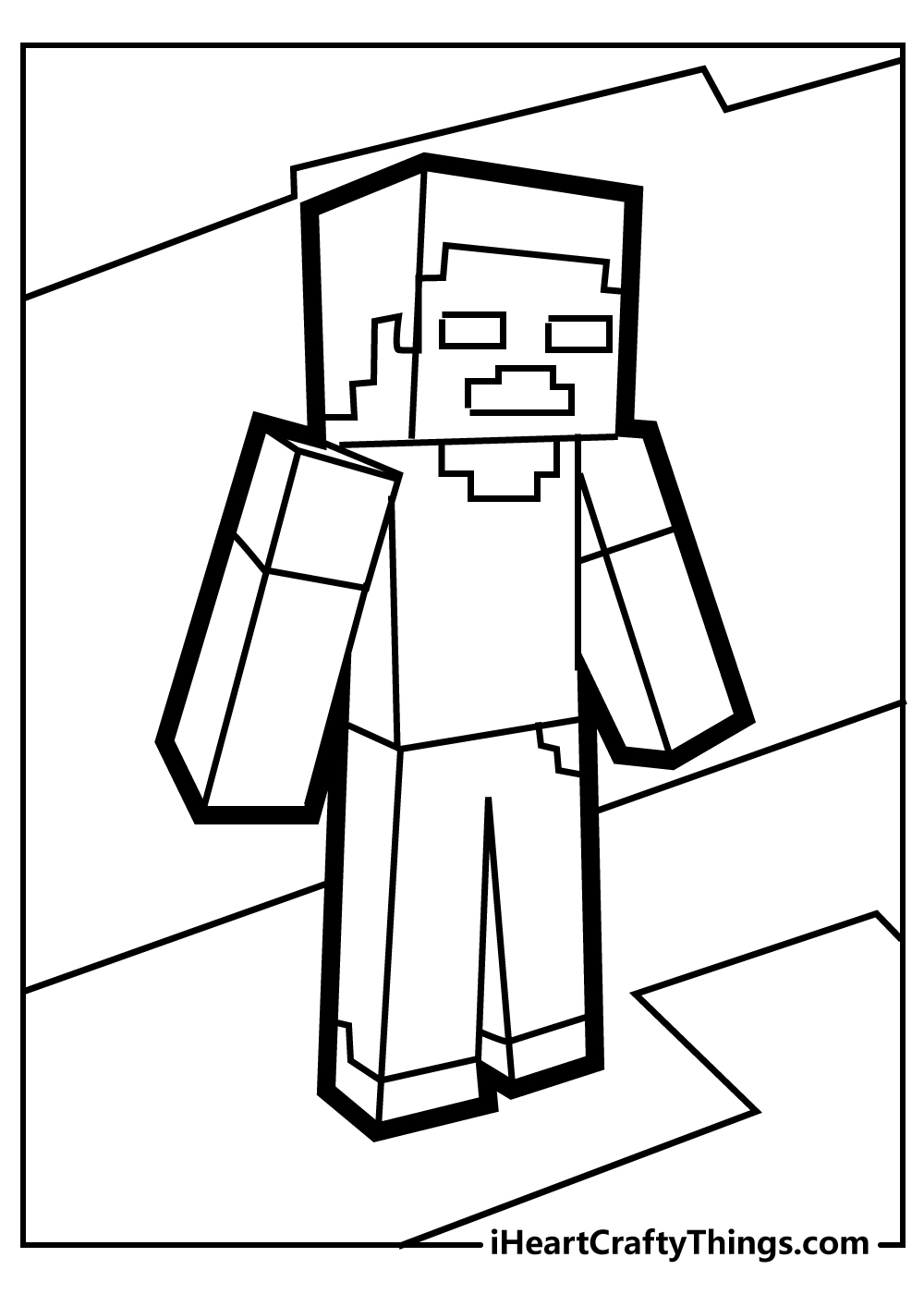 150+ Minecraft Coloring Pages 103