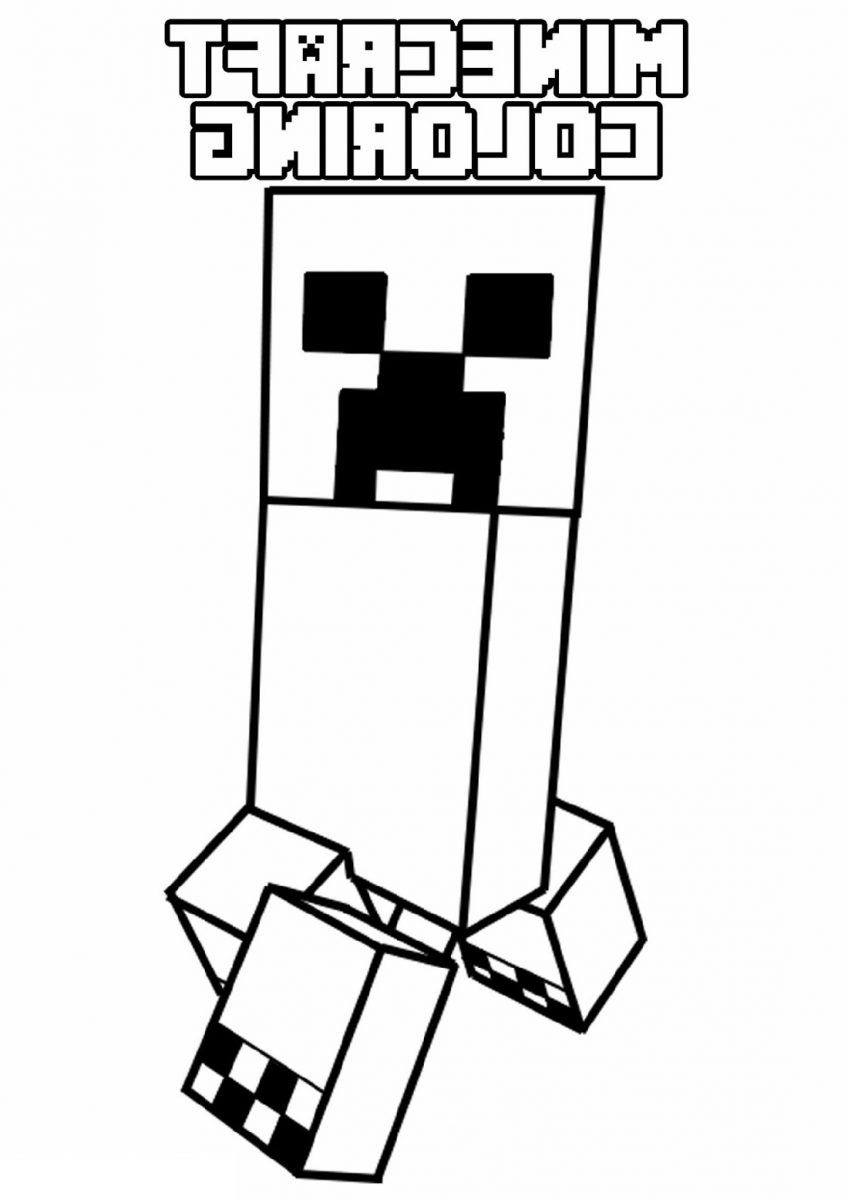 150+ Minecraft Coloring Pages 110