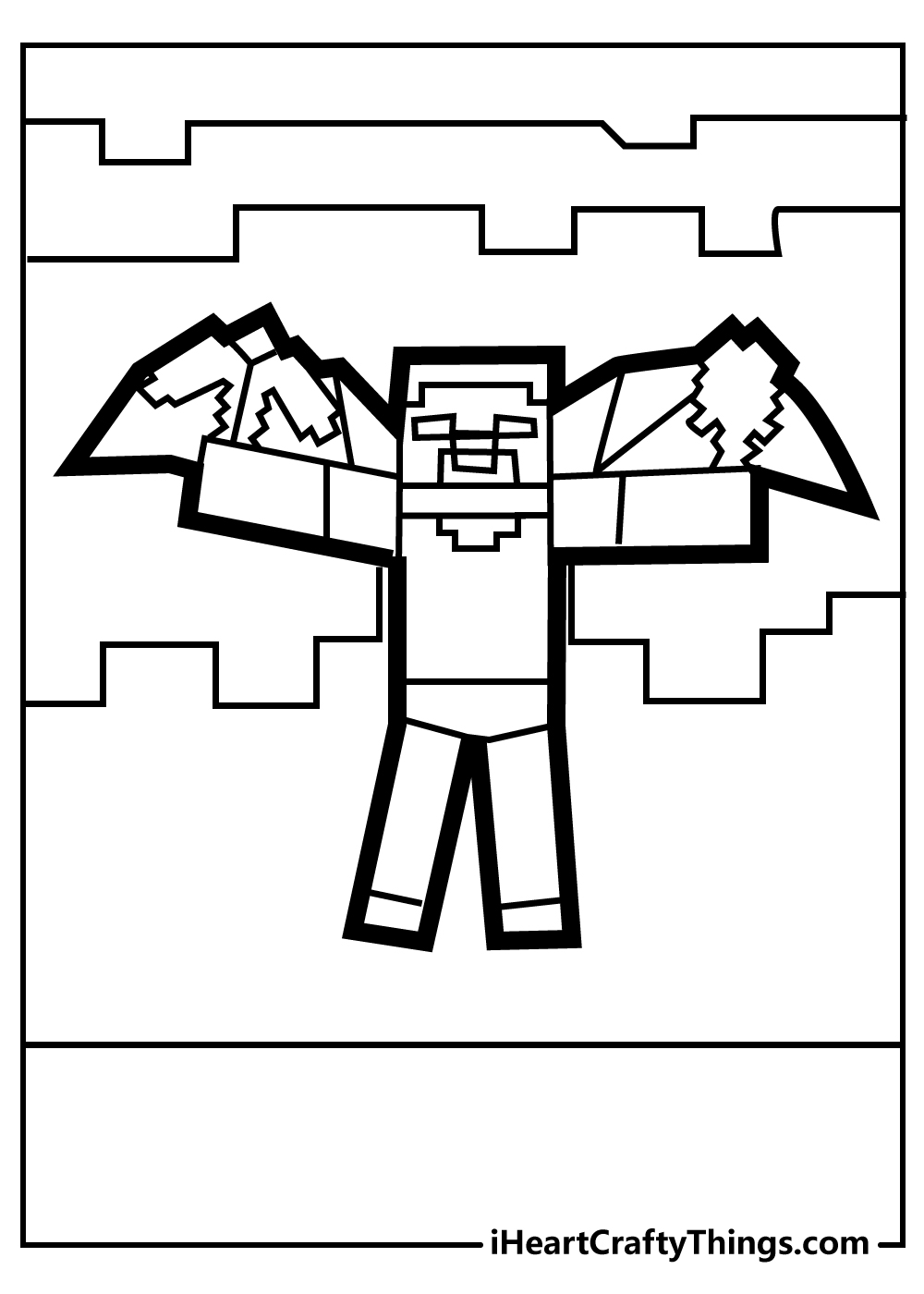 150+ Minecraft Coloring Pages 111