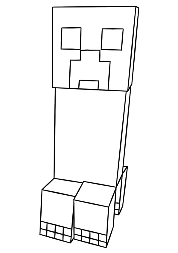 150+ Minecraft Coloring Pages 114