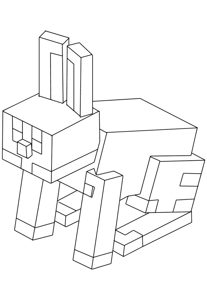 150+ Minecraft Coloring Pages 139