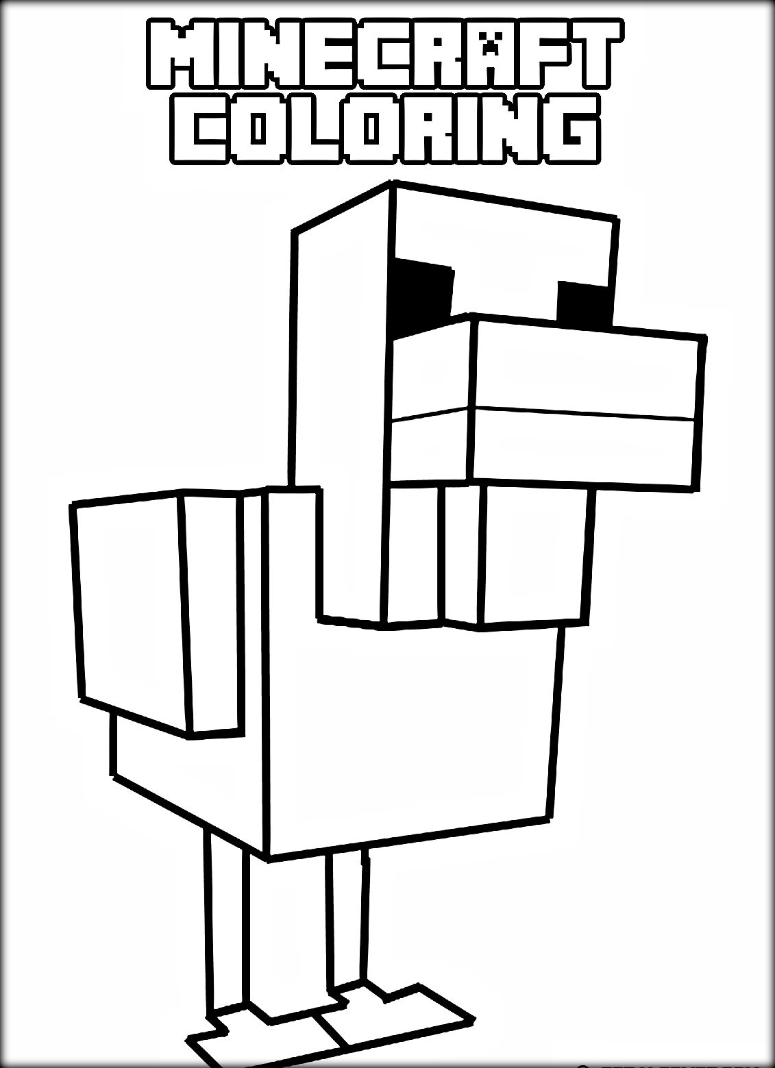 150+ Minecraft Coloring Pages 18