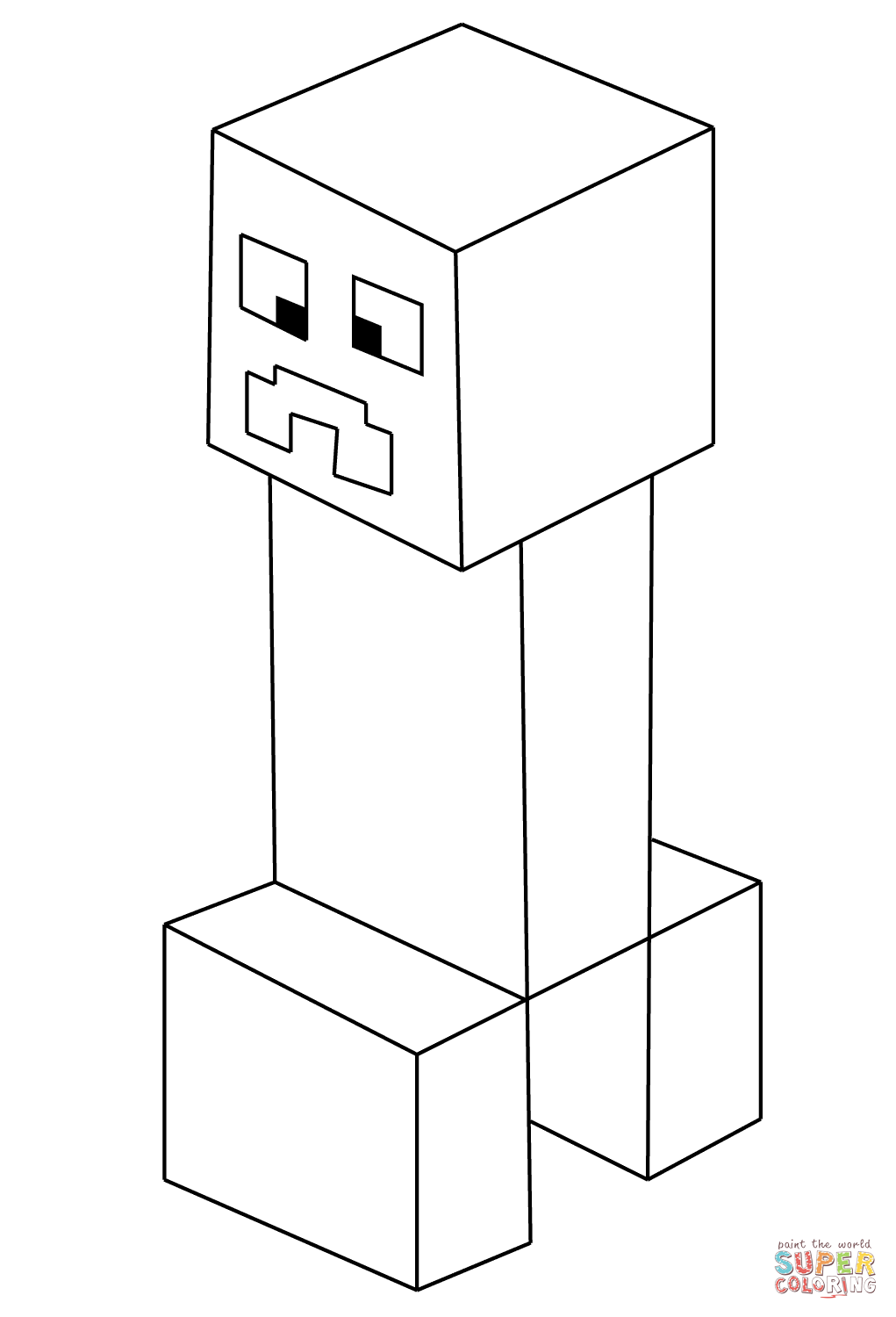 150+ Minecraft Coloring Pages 29