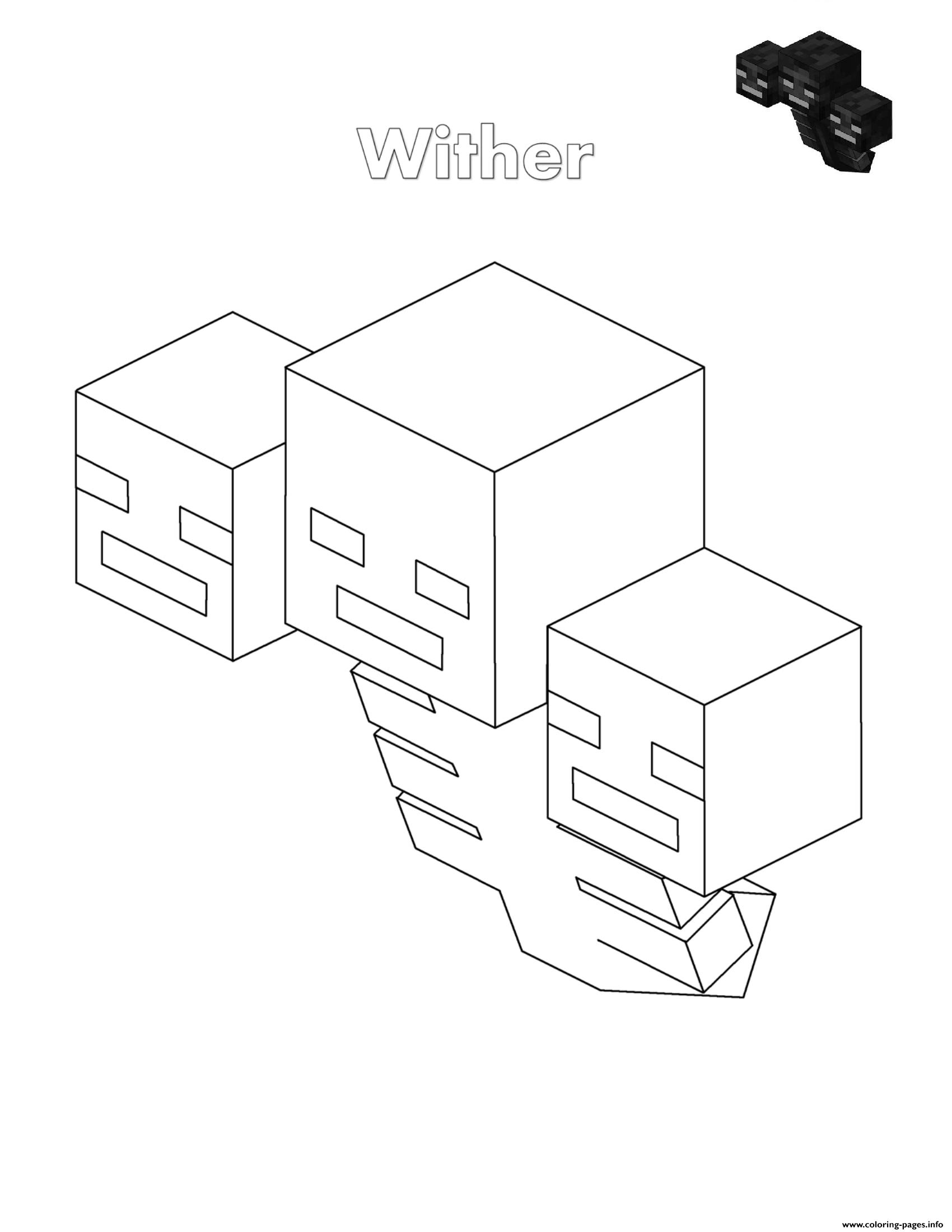 150+ Minecraft Coloring Pages 3