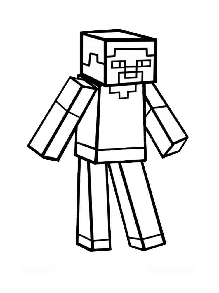 150+ Minecraft Coloring Pages 34